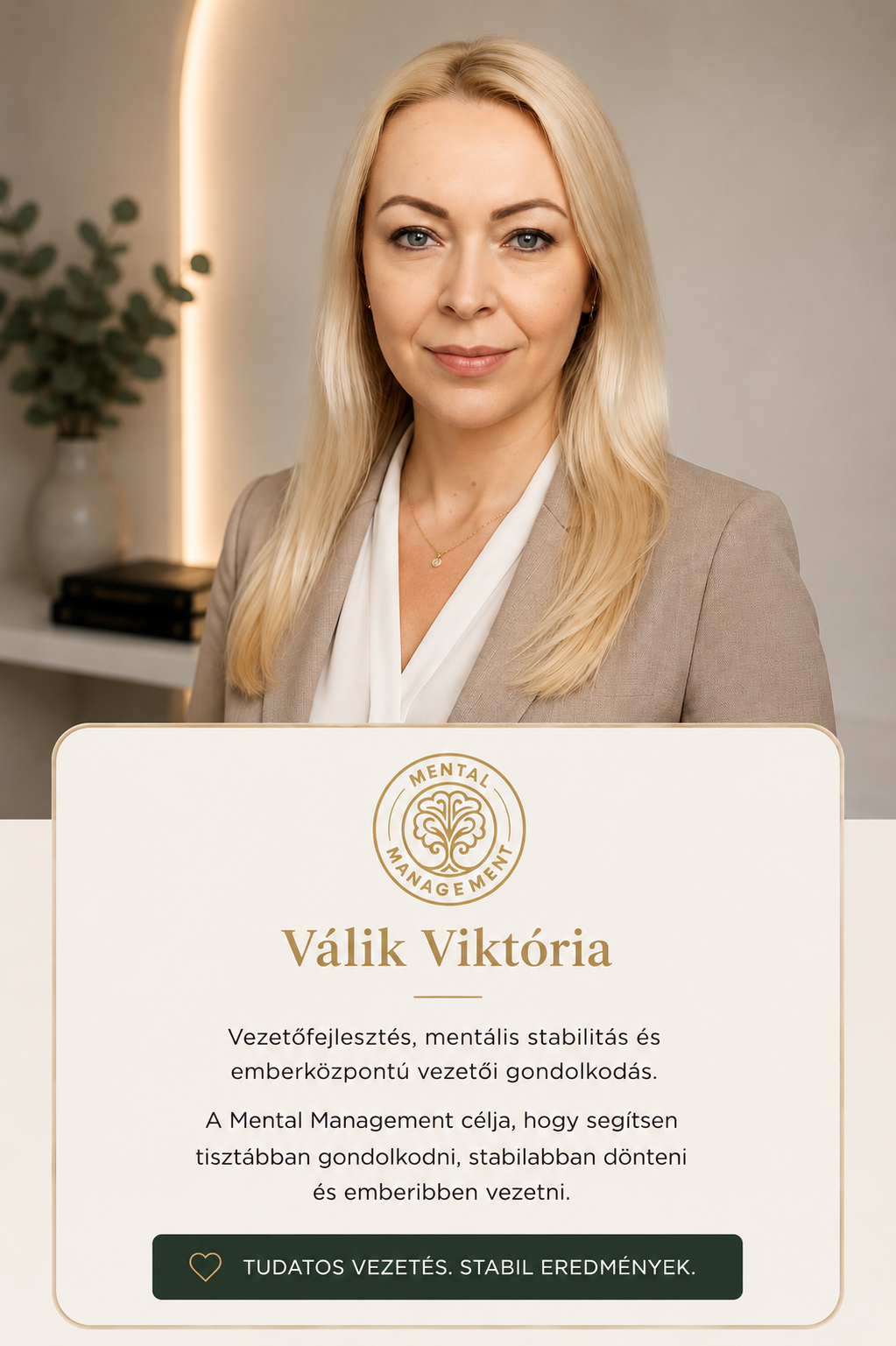 Válik Viktória – Mental Management
