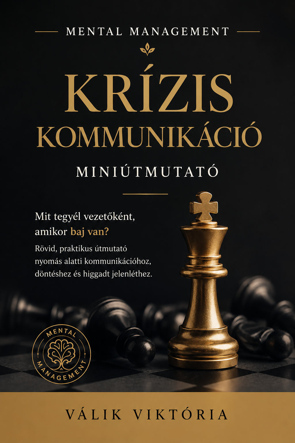 Kríziskommunikáció miniútmutató borító